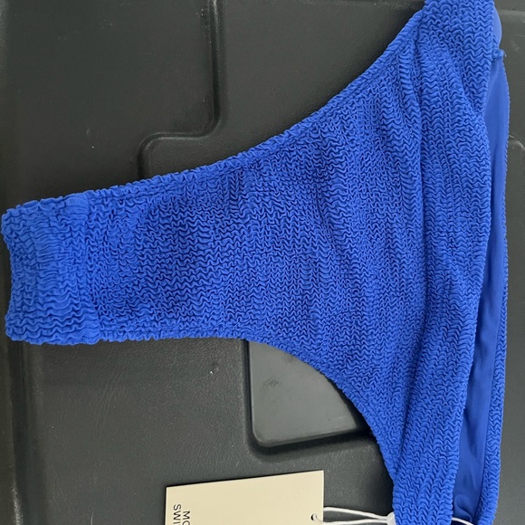 Monday Swimwear Antigua Blue Crinkle Set - Picture 5 of 10